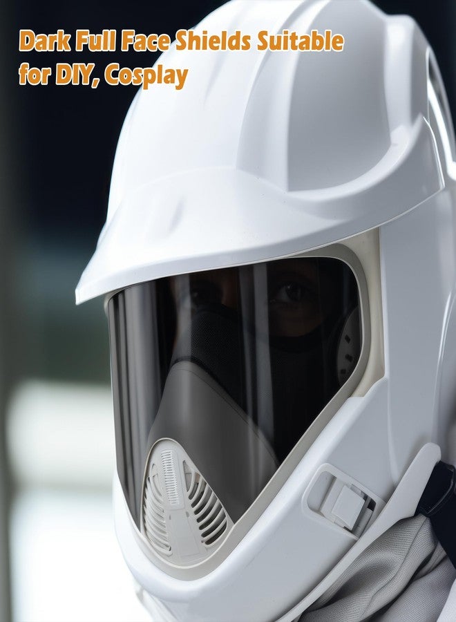 Feekoon 2 Pack Face Shield Replacement Lens, 15.5'' x 8'' Tinted Full Face Shield Compatible with Hobart 770580, Protective Safety Visor Replacement for Welding, Grinding, DIY, Cosplay Helmet - Image 5